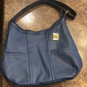 Tignanello Blue Handbag